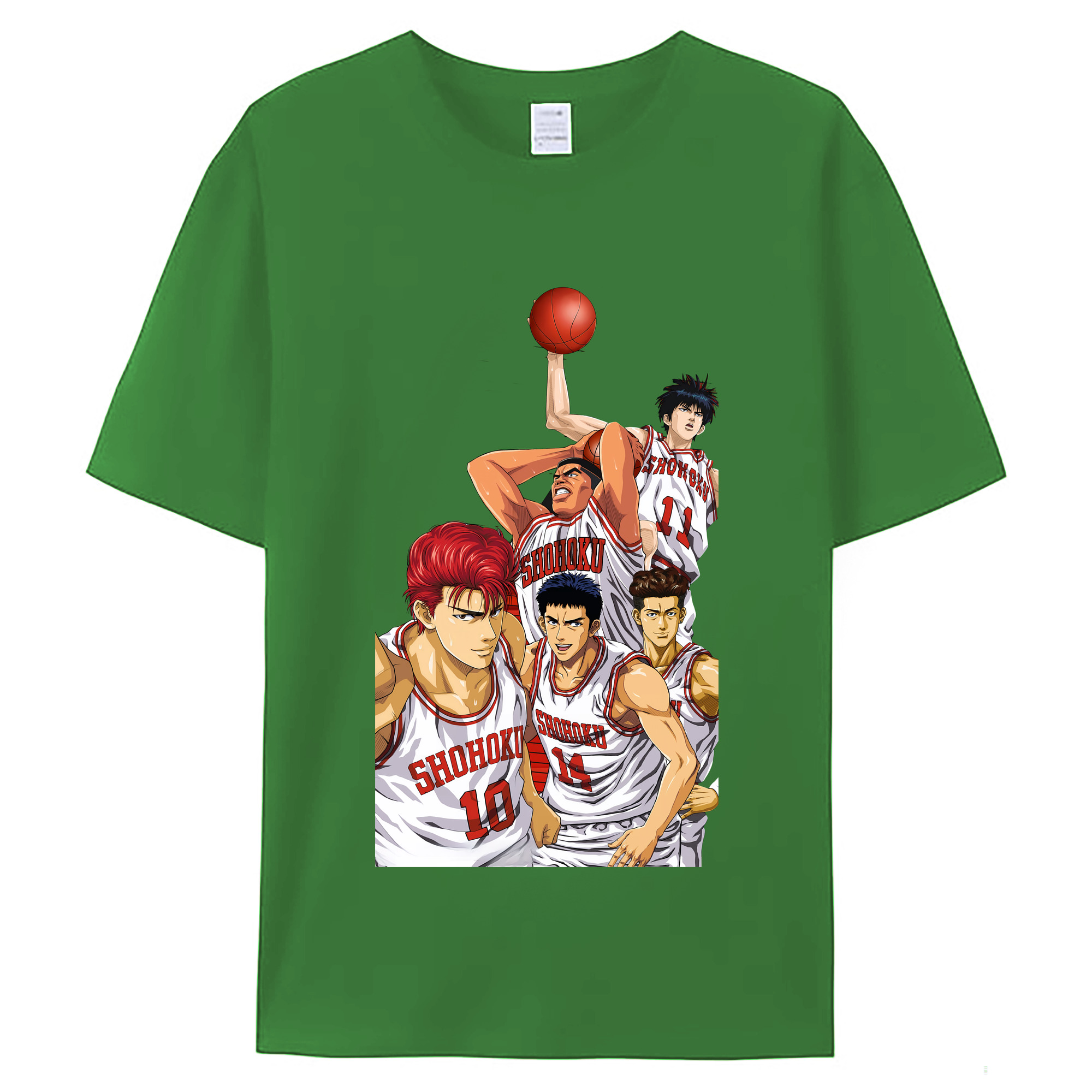 （画像用） SLAM DUNK／スラムダンク レディースカジュアルプリントTシャツ（綿100％）